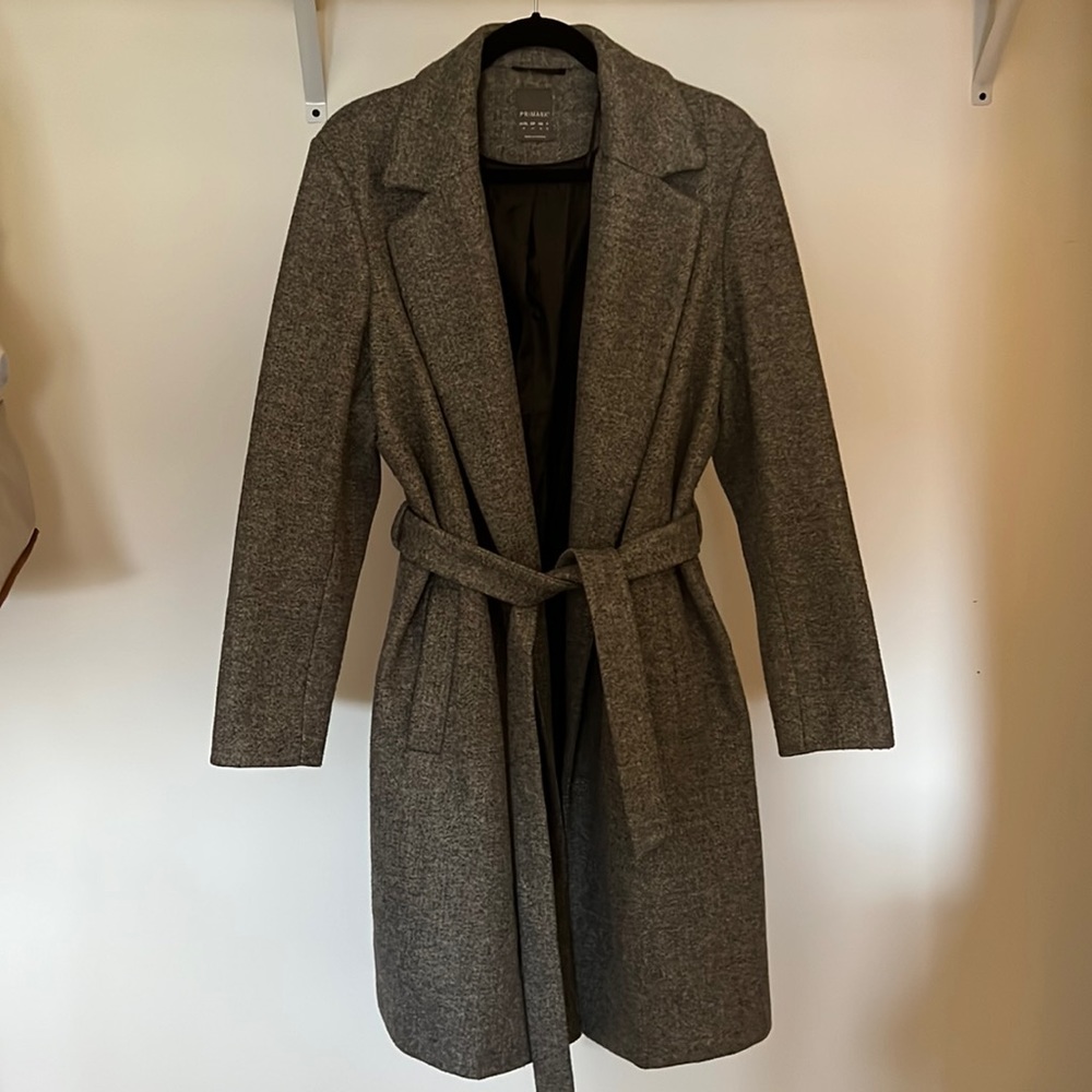 PRIMARK Gray Peacoat